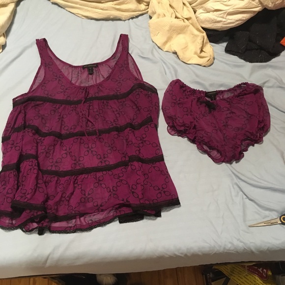 kiki de montparnasse Other - Kiki Montparnasse Purple Silk Handcuff Night Set